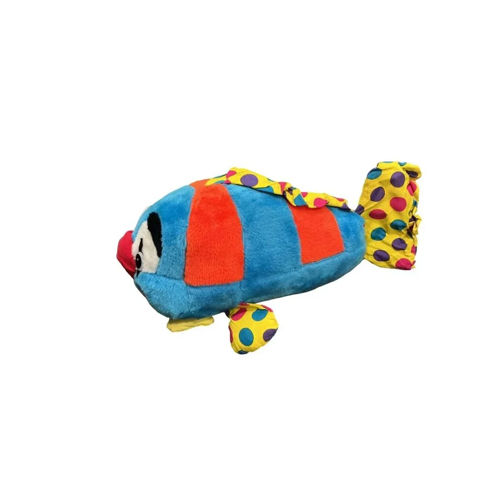 Allentown Toy Co.‎ 1995 Plush Clownfish Stuffed Animal With Polka Dot Accents